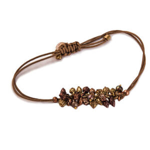 Bracelet with pearls, zirconium and beads isolated over white.